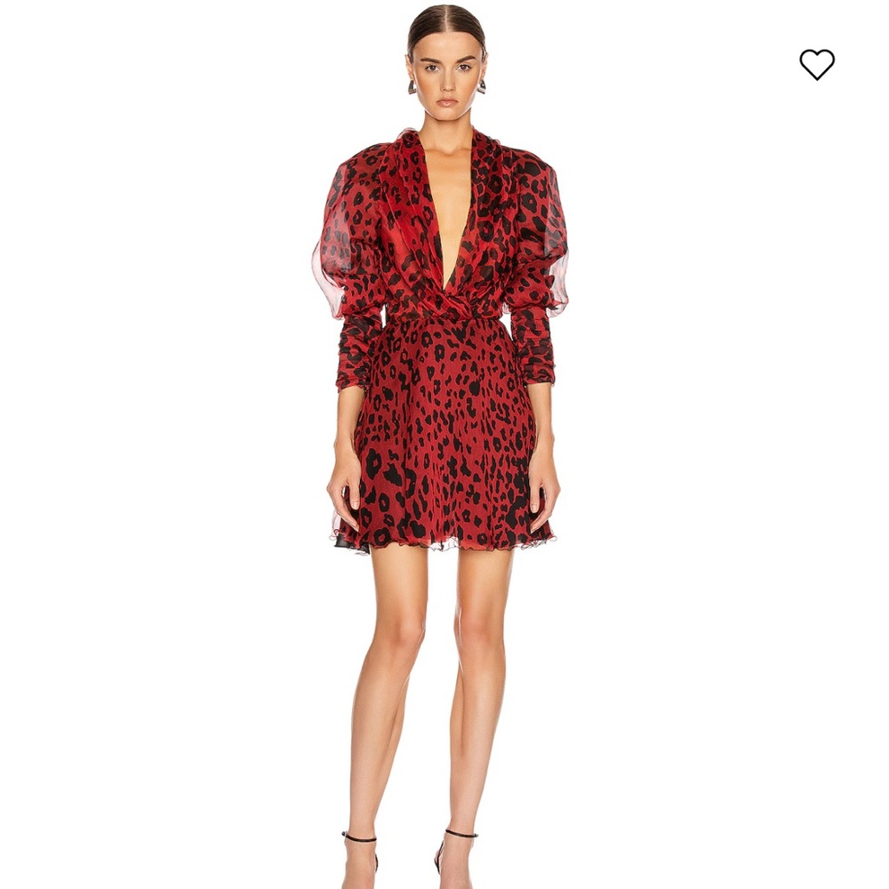 Redemption Red Leopard Mini Dress